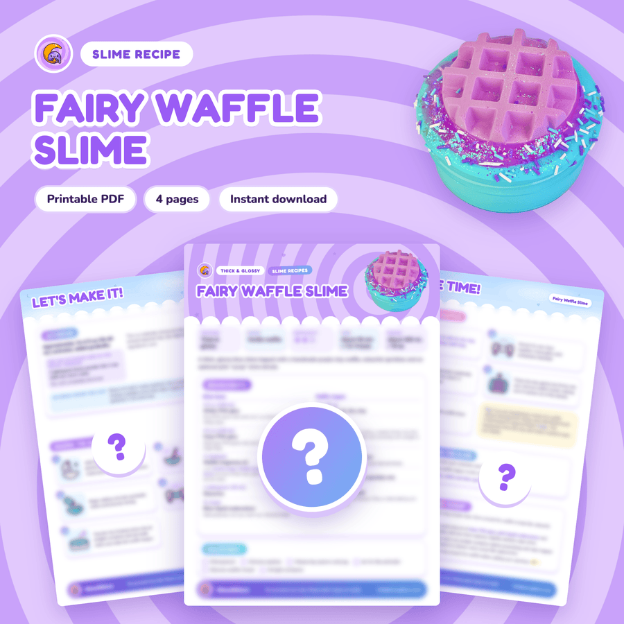Fairy Waffle Digital Slime Recipe